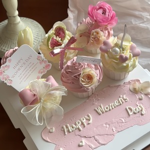 Décoration de gâteau en papier « Miel et Douceur » pour la Fête des Femmes, style INS, pour la Fête des Mères, carte de vœux décorative - Product Image 4