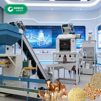 Ligne de traitement des aliments pour animaux, mélangeur pour aliments du bétail, fabricant d'aliments pour bétail, économie de main-d'œuvre, faible consommation d'énergie, fonctionnement continu