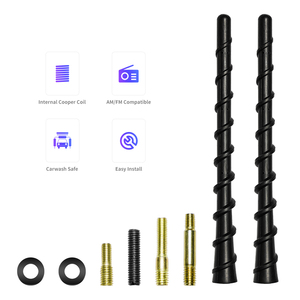 Long grand <span class=keywords><strong>amplificateur</strong></span> corps aimant <span class=keywords><strong>montage</strong></span> gros accessoires vhf boules latérales uhf led toit décoratif radio voiture <span class=keywords><strong>antenne</strong></span> pour voiture - Product Image 4
