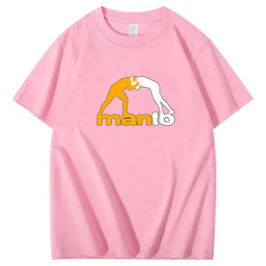 Camiseta de manga corta informal de verano para <span class=keywords><strong>hombre</strong></span> para <span class=keywords><strong>Amazon</strong></span> Venta caliente suave 180 gramos poliéster tela de punto a cuadros con logotipo de pantalla De - Product Image 4