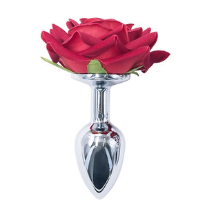 Juego de pinzas para <span class=keywords><strong>pezones</strong></span> y tapón anal pequeño <span class=keywords><strong>con</strong></span> forma de rosa SM para adultos, aumenta el interés, accesorios para el jardín, juguetes sexuales para entrenamiento. - Product Image 5