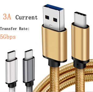 3A de metal trenzado <span class=keywords><strong>cable</strong></span> usb tipo c 2m <span class=keywords><strong>cargador</strong></span> de teléfono <span class=keywords><strong>celular</strong></span> <span class=keywords><strong>cable</strong></span> para <span class=keywords><strong>Samsung</strong></span> - Product Image 5