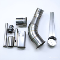 Tuyau d'admission turbo moulé par investissement, pièces automobiles en alliage d'aluminium haute résistance ou en acier, composants turbo automobiles