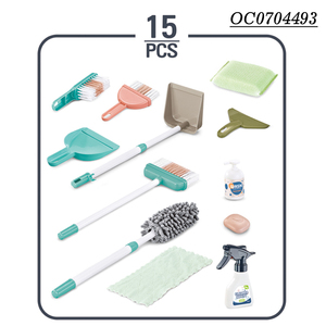 Maison en plastique <span class=keywords><strong>ménage</strong></span> faire semblant <span class=keywords><strong>de</strong></span> jouer chariot <span class=keywords><strong>de</strong></span> nettoyage ensemble <span class=keywords><strong>de</strong></span> jouets pour enfants - Product Image 4