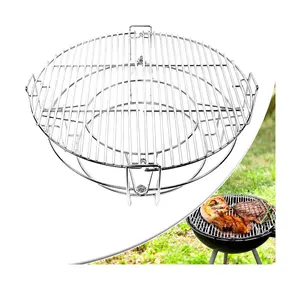 High quality large area stainless steel barbecue grill round grill net outdoor hanging grill grate