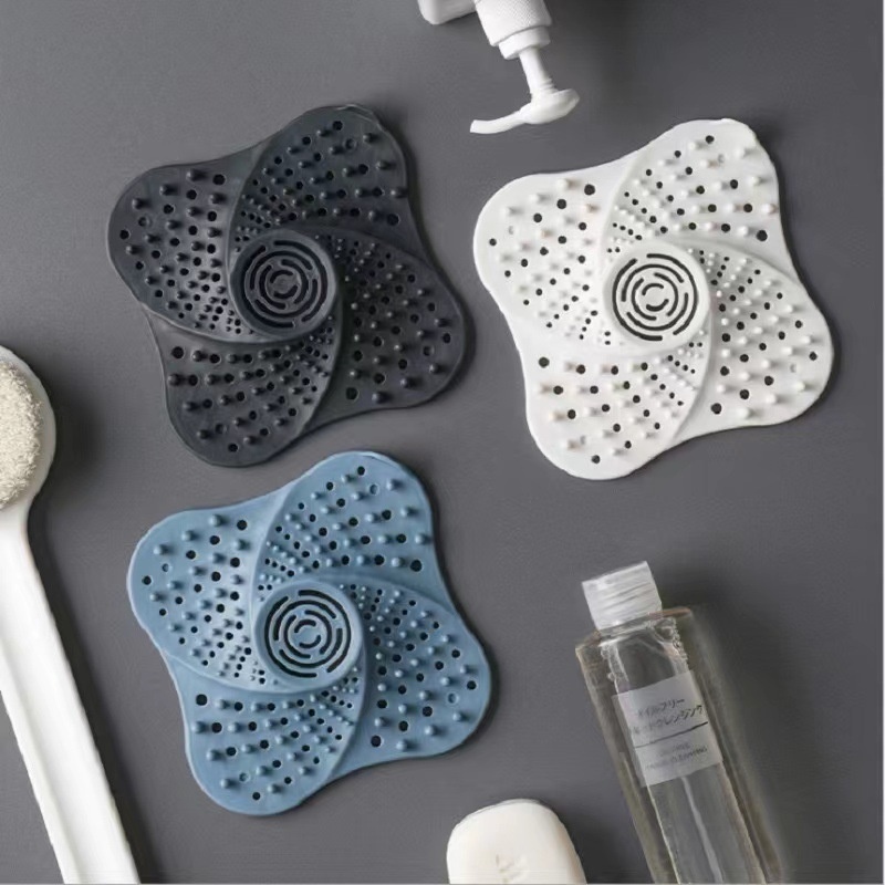 Silicone Floor Drain Filter, Built-in Suction Cup Bathtub Drain Cover,Suitable for Bathroom Bathtub Kitchen · image 1