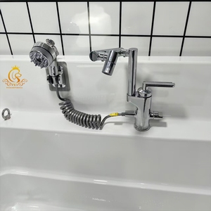 Baignoire pour <span class=keywords><strong>chien</strong></span> en acrylique durable EUR PET, facile à nettoyer, avec levage électrique, nouvelle baignoire pour animaux de compagnie en bois, grande taille - Product Image 4