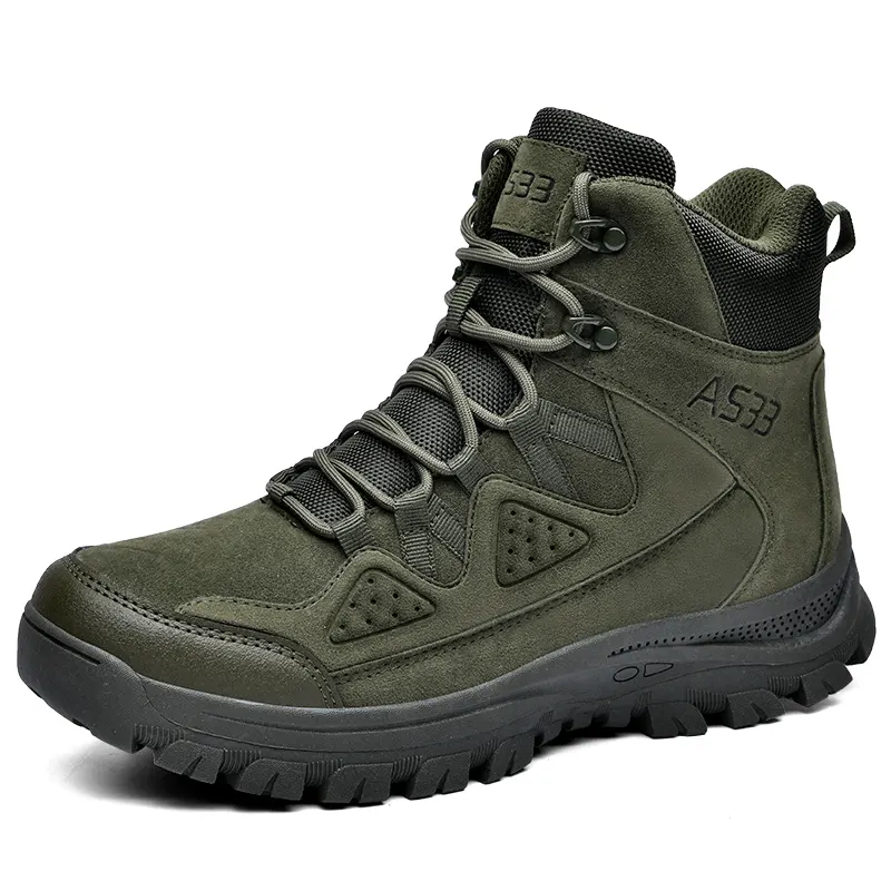 Custom Mid Cut Tactical Boots Outdoor Desert Hiking Trekking Boots Tactical Shoes Boots