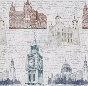 Peintures murales d'architecture d'église de style <span class=keywords><strong>baroque</strong></span> européen Conception de <span class=keywords><strong>papier</strong></span> <span class=keywords><strong>peint</strong></span> sans couture - Product Image 4