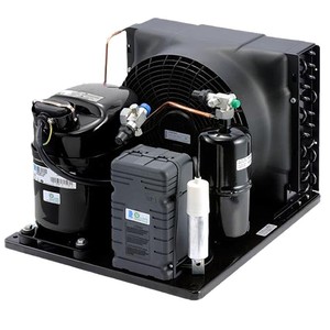 Unité de réfrigération Tecumseh CAJ2464ZBR 1,5 CV Compresseur R-410A Ventilateur de condenseur Récipient de liquide pour entreposage frigorifique - Product Image 2