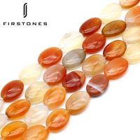En gros 13*18mm Naturel Agate Pierre Ovale Dos Plat Cabochon En Pierre Pour Bijoux