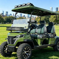 Supplier Mobil Golf Listrik 4 Kursi Berbahan Aluminium Tahan Air IP65 untuk Petualangan Luar Ruangan