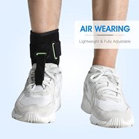 Usine en gros réglable attelle pied goutte orthèse cheville soutien pour marcher avec des chaussures confortable attelle pied goutte orthèse