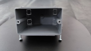 1-gang hộp vuông 22 Cubic inch Màu xám màu sắc mới làm việc vật liệu PVC gắn với móng tay công tắc điện và ổ cắm hộp - Product Image 2