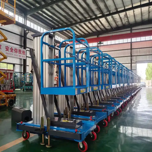 Prezzo di fabbrica 6M 8M 10M personale scala elevatrice singolo albero elettrico di sollevamento in lega di alluminio uomo piattaforma di sollevamento elettrico ponteggio - Product Image 4