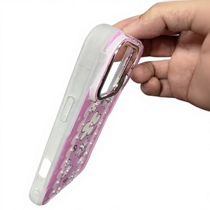 เคสโทรศัพท์ TPU ไข่มุกหรูหราสำหรับ iPhone 17 16 15 14 13 12 11 XR สำหรับ Huawei Y6 <span class=keywords><strong>Y7</strong></span> Y9 Honor X9D X5C X6C เด็กผู้หญิงฝาหลังลายดอกไม้ - Product Image 5