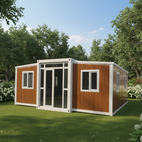 Conteneur modulaire préfabriqué extensible de 20/40 pieds, maison de conteneur préfabriquée, bureau à domicile