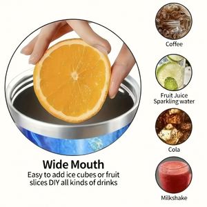 Double Wall 600ml/900ml Stainless Steel Vacuum Insulated Travel Tumbler Eco-Friendly Car Mug Handle Lid <b>Straw</b> Hot Water Tea - Product Image 6