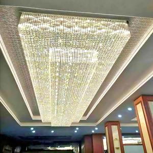 Ijver Verlichting Custom Bruiloft Decoraties Kristallen Kroonluchter Villa Feestzaal Grote Luxe Project Hotel Lobby Plafondverlichting - Product Image 4