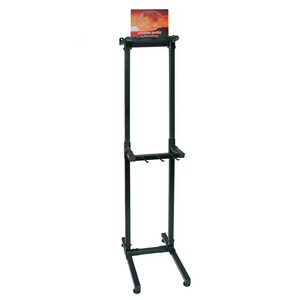 Banda de guitarra negra de metal personalizada, estante de exhibición para tiendas de instrumentos de música - Product Image 3