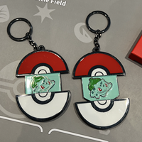 Porte-clés rétractable personnalisé Anime Pokémon Pokeball, Boîte mystère, Collection de boîtes surprises, Jouets Pokémon en gros pour magasin de cadeaux