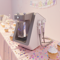 Petite machine à bulles pour le soin de la peau, technique de dermabrasion pour le rajeunissement de la peau et l'élimination des rides, brosse nettoyante pour le visage