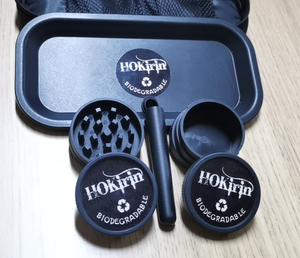 2020 date personnalisé Fumer ensemble D'accessoires dégradable pot plateau broyeur d'herbes tube dans un <span class=keywords><strong>s</strong></span> fermeture à glissière - Product Image 4