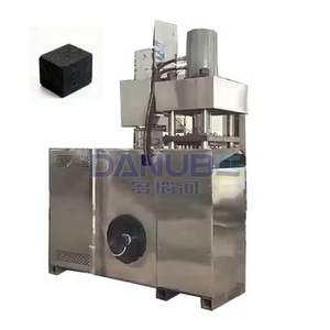 Presse à briquettes hydraulique populaire pour la fabrication de charbon de chicha, machine à partir de coques d'olives et de palmiers - Product Image 1