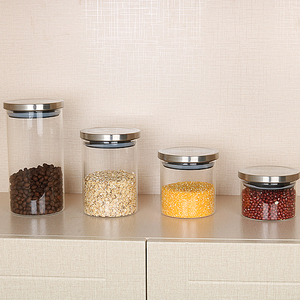 Giá Rẻ Thực Phẩm An Toàn Jar Với <span class=keywords><strong>SS</strong></span> Nắp Borosilicate <span class=keywords><strong>Glass</strong></span> <span class=keywords><strong>Container</strong></span> Và Jar - Product Image 6