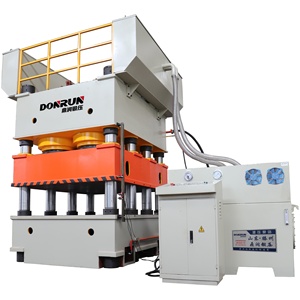 Máy Ép Dập Nổi Thủy Lực Làm Da Cửa Thép Kim Loại 3000 Tấn - Product Image 1