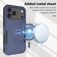 Coques de téléphone iPhone en gros, coque de téléphone avec charge sans fil, coque de téléphone antichoc pour iPhone 17 16 15 14 13 Pro Max