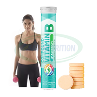 Comprimés composés de vitamine B1 B6 B12 d'Ausreson suppléments comprimés effervescents complexes de vitamine B en vrac OEM de multivitamines
