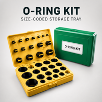 Kit de joints toriques en caoutchouc industriel NBR 70 Shore A résistant à l'huile, option pour l'entretien hydraulique, taille OEM disponible