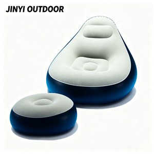 Sillón portátil con bomba de aire, silla inflable, muebles de camping, sofá plegable para interiores y exteriores - Product Image 3