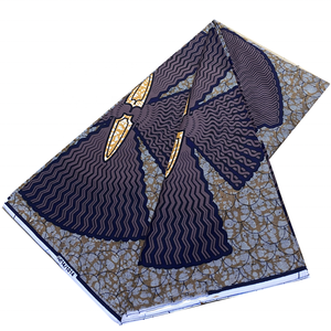 <span class=keywords><strong>Pagne</strong></span> Africain Tissé de Haute Qualité Nigeria Ankara Tissus Wax Imprimés Bloc Hollandais Tissu à Coudre Sacs Chemises Robes Garçons Filles - Product Image 1