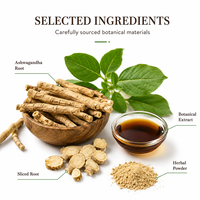 Extrait d'Ashwagandha en gouttes, Withania Somnifera, complément alimentaire liquide botanique, OEM ODM, marque privée, vente en gros