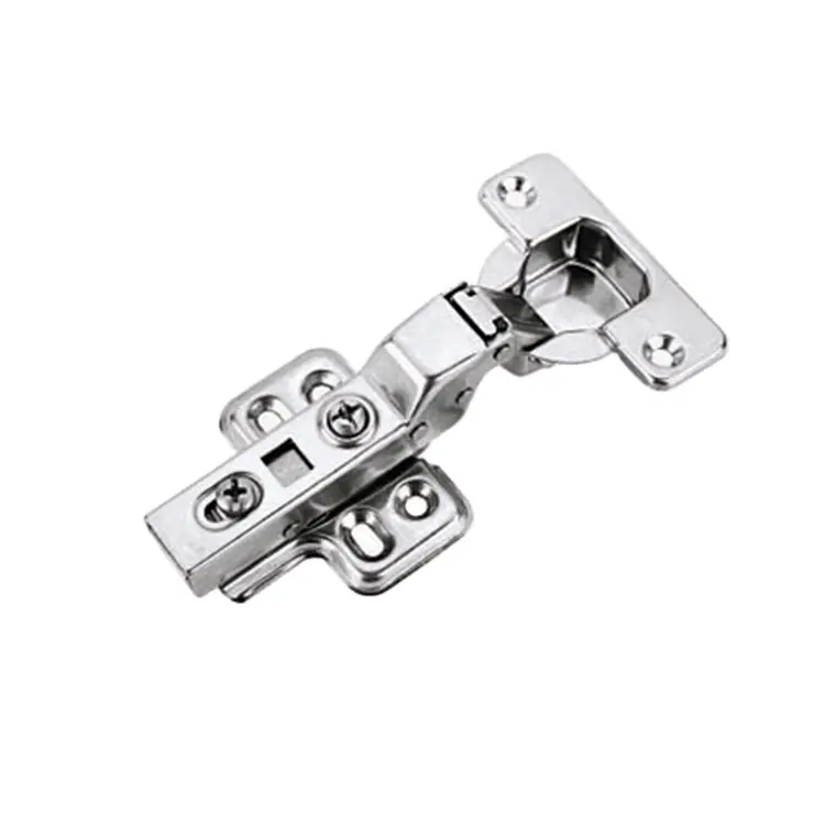 Temax Stock Zinc Alloy Clip Stainless Steel Soft Closing Hydraulic Hinge for Wardrobe Hardware