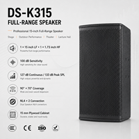 Haut-parleur large bande DSZ 8Ω 500W-2000W 15 pouces pour intérieur/extérieur, idéal pour KTV/bars/maison/club
