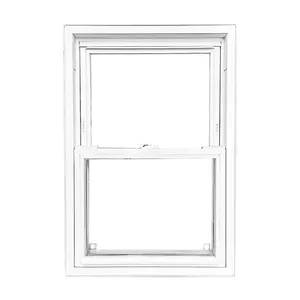 American style UPVC vertical sliding windows with cheap price