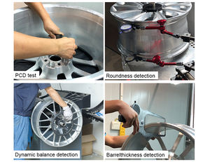 Pengzhen ล้อรถปลอมแปลงสำหรับขาย5X112 5 5X120 5X114.3สีเงินลายต้นสน19 20 21นิ้ว - Product Image 5