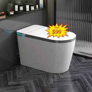 Thiết Kế Mới Nhà Sử Dụng Gốm Nhà Vệ Sinh Bát Khách Sạn Phòng Tắm Tự Động Tự Động Rửa Thông Minh WC Nhà Vệ Sinh Thông Minh - Product Image 1