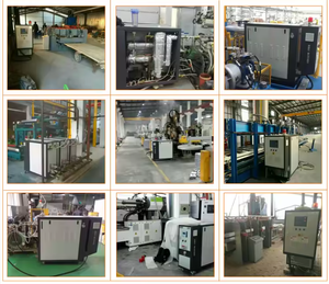 Equipo de Calentamiento de Aceite PLC de Alta Temperatura BOBAI con Almacenamiento de Aceite de 35L, Enfriamiento Indirecto, Construcción Metálica, 3N-380V - Product Image 5