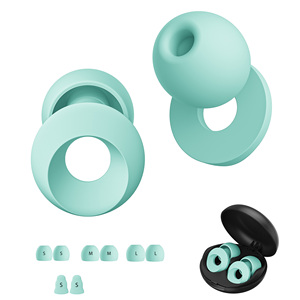 Embouts d'oreille en mousse à mémoire de forme de 4 tailles, bouchons d'oreille silencieux, protection auditive pour festivals, réduction du bruit, bouchons d'oreille en silicone pour dormir - Product Image 2