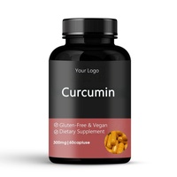 Capsules de curcumine de curcuma Supplément de curcumine de curcuma avec BioPerine 95% poivre noir pour une absorption maximale, soutien articulaire végétalien