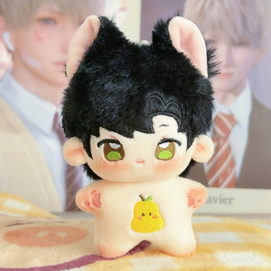 10cm dessin animé coton poupée personnalisé en peluche porte-clés pendentif personnalisé idole personnage peluche Animal en peluche jouet Kpop main poupée - Product Image 3