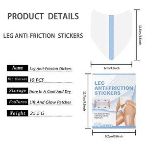 Cinta Adhesiva Transparente de PU Impermeable para Levantar y Reafirmar la Piel Flácida y la Celulitis de los Muslos, Parche Invisible para Piernas, 5cmx10m, Paquete Individual - Product Image 3