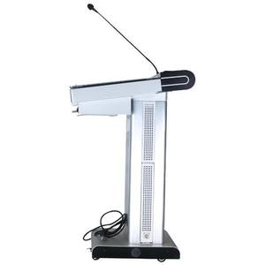 <span class=keywords><strong>Atril</strong></span> de Conferencia con Cuerpo de Aluminio, con Ruedas, Micrófono, Pantalla de 21.5 Pulgadas y Pantalla Secundaria de 32 Pulgadas - Product Image 5