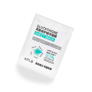 Masque en feuille APLB Glutathione Niacinamide 25mL Soin quotidien de la peau Tous types de peau - Product Image 2