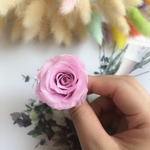Vente chaude préservée vraie tête de Rose pour bricolage pour toujours boîte à fleurs Rose éternelle - Product Image 3