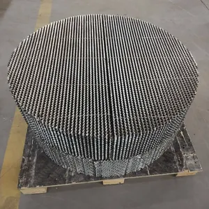 125y 250y 350y 450y kim loại có cấu trúc đóng gói kim loại đục lỗ tấm sóng có cấu trúc đóng gói cho tháp công nghiệp đóng gói